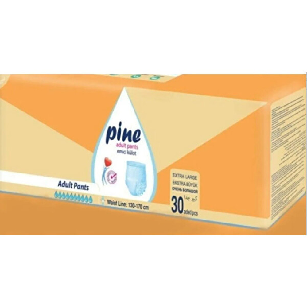 Pine Hasta Alt Bezi Külot 30 Adet XL Hasta Bezleri ve Temizliği Fiyatı