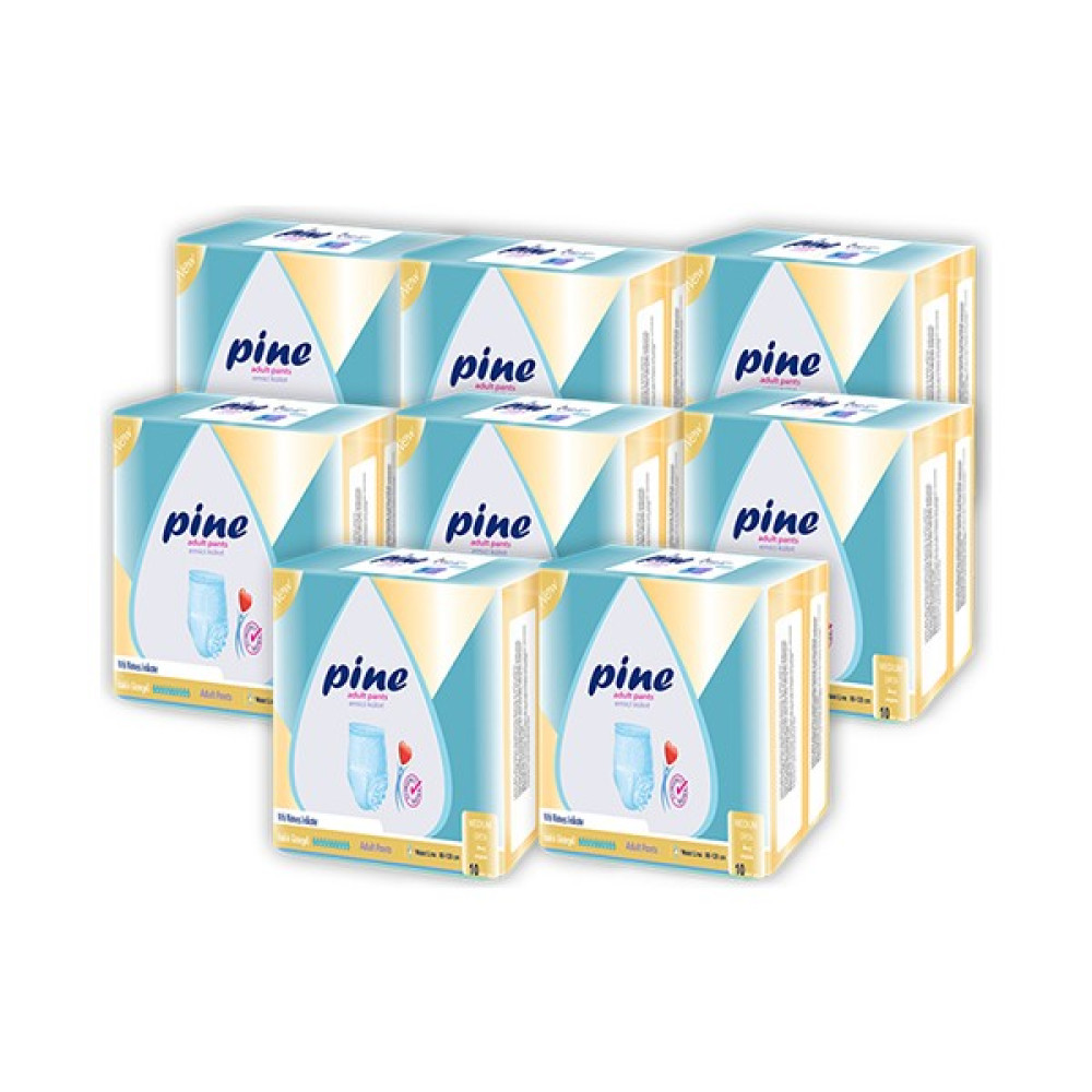 Pine Medium 80 Adet Külotlu Hasta Bezi Bel Ölçüsü 80-120 cm - M - Beyaz Hasta Bezleri ve Temizliği Fiyatı