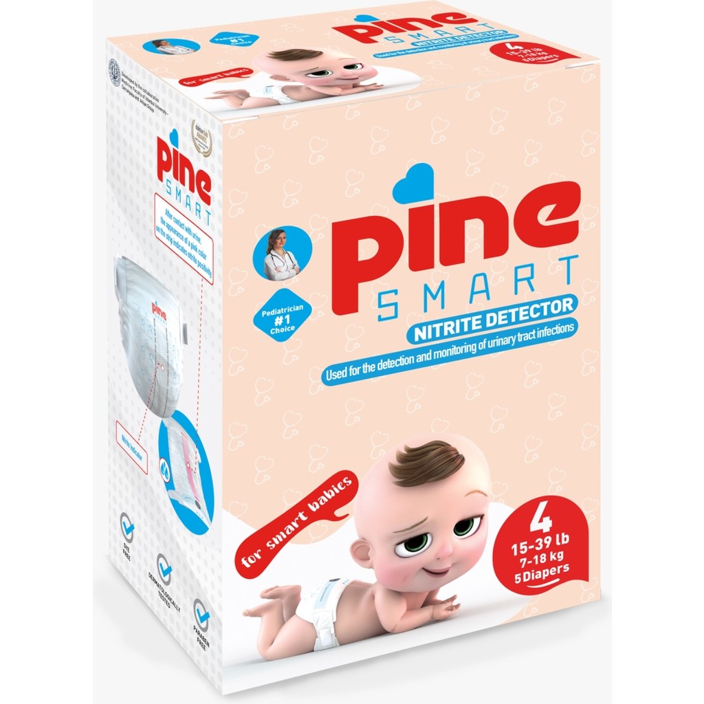 Pine Smart Akıllı Bebek Bezi 4 Maxi (7-18 Kg) 5 Adet Pine - 4 Beden (7 - 18 kg) Diğer Fiyatı