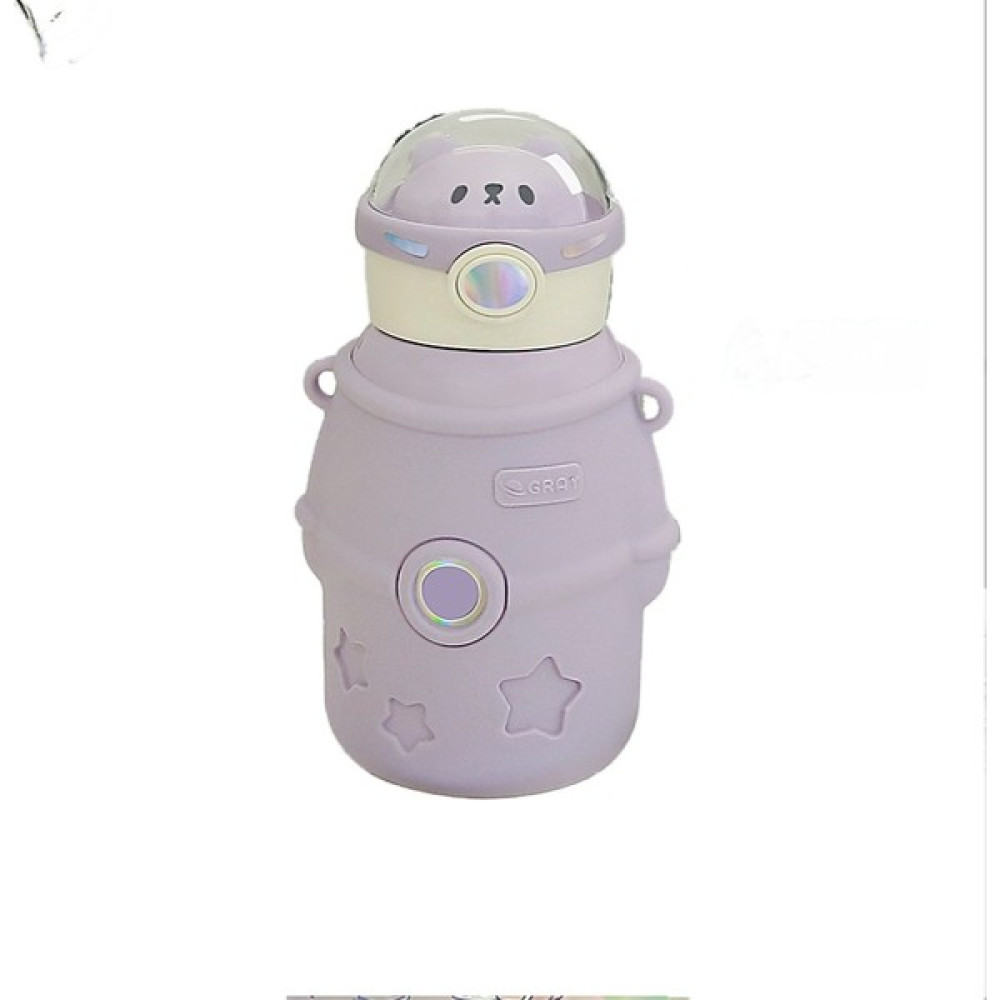 Pineapple88 Astronot Çocuk Çelik Matara Matara Suluk 500ML (Yurt Dışından) - Mor Suluk Fiyatı