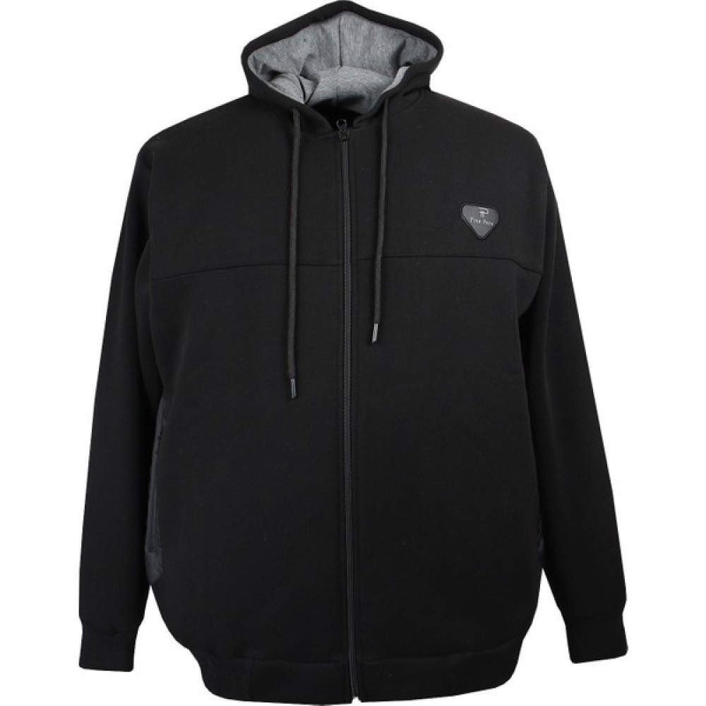 Pinepeto Erkek Büyük Beden Battal Boy Fermuarlı Sweat Mont 3 Iplik Erkek Sweatshirt Fiyatı