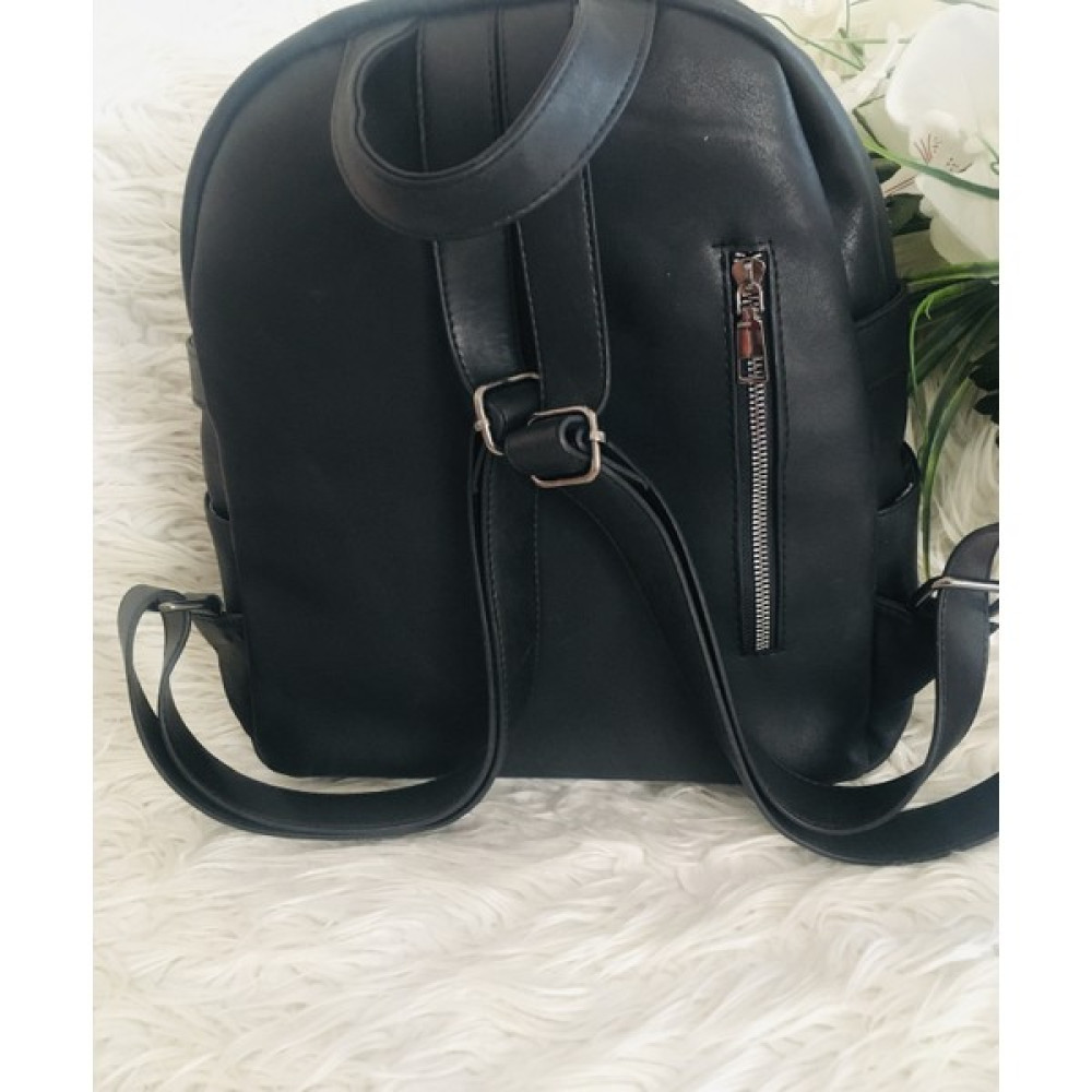 Pink Bag Siyah Deri Sırt Çantası Erkek Sırt Çantası Fiyatı