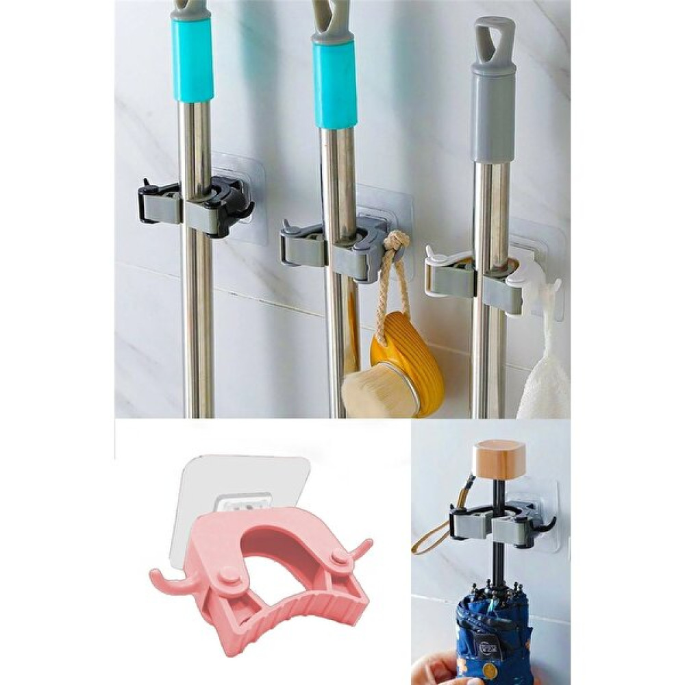 Pink Home 3 Adet Paspas Süpürge Fırça ve Mop Tutucu Banyo Askılık Fiyatı