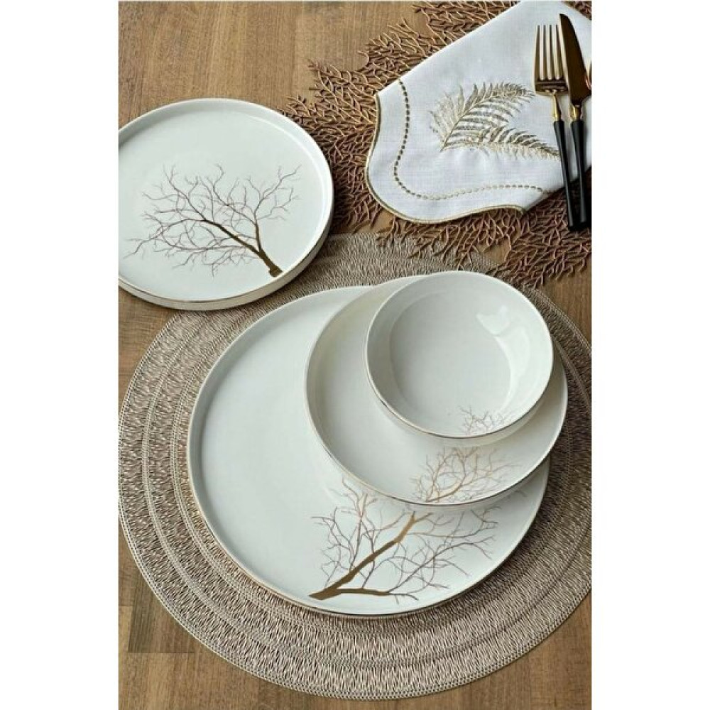 Pink & More Pink&more Modern Tree 24 Parça 6 Kişilik Yemek Takımı Yemek Takımı Fiyatı
