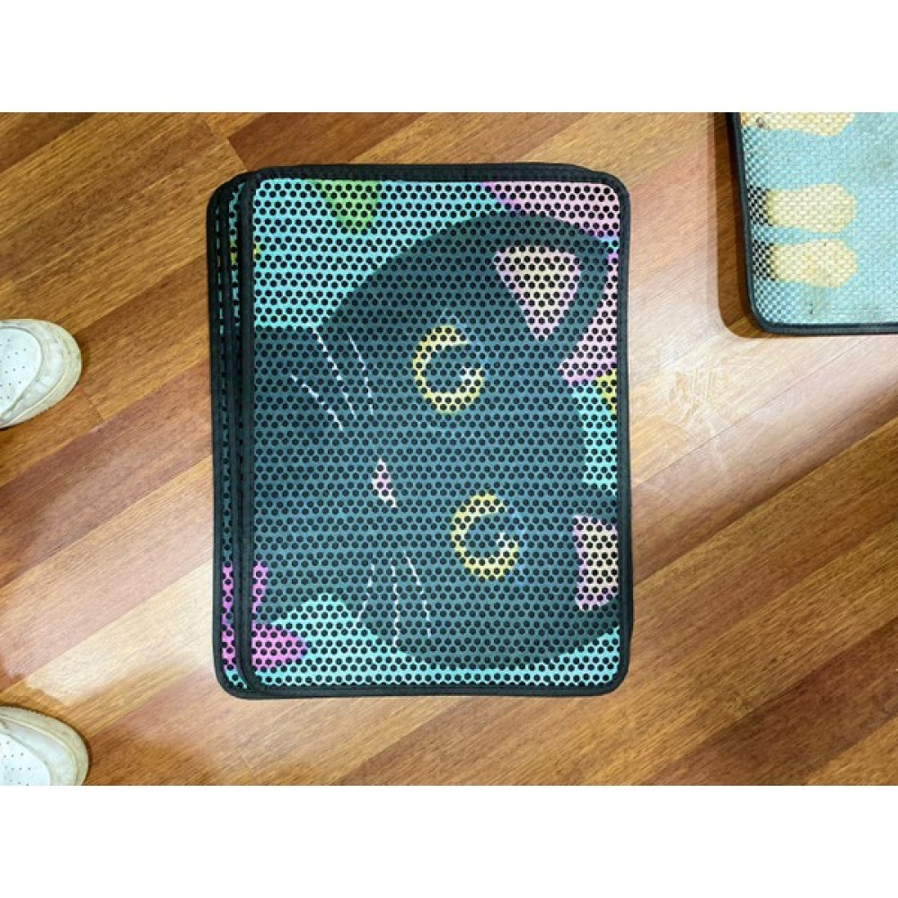 Pink Shadow Kedi Tuvalet Önü Elekli Paspas - Renkli Evcil Hayvan Ürünleri Fiyatı