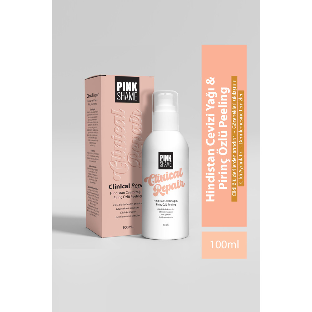 Pink Shame PRİNÇ ÖZLÜ PEELİNG & HİNDİSTAN CEVİZİ YAĞI Cilt Temizleme ve Peeling Fiyatı