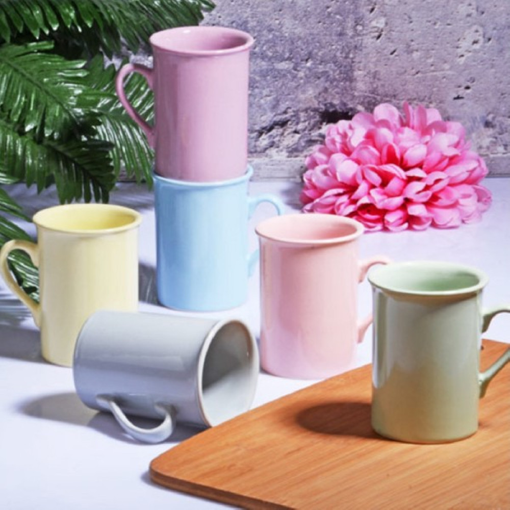 Pinkev 6 Kişilik 10CM Seramik Kupa Çay Nescafe Fincanı Seti Fincan / Bardak / Kahve Takımı Fiyatı