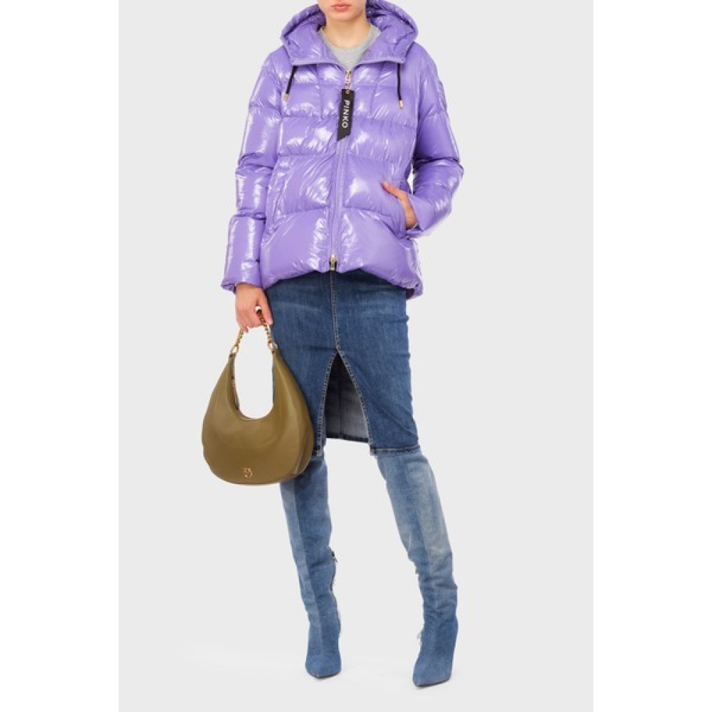 Pinko Regular Fit Kapüşonlu Şişme Mont Bayan Mont 101597 A11K Y68 Bayan Mont Fiyatı
