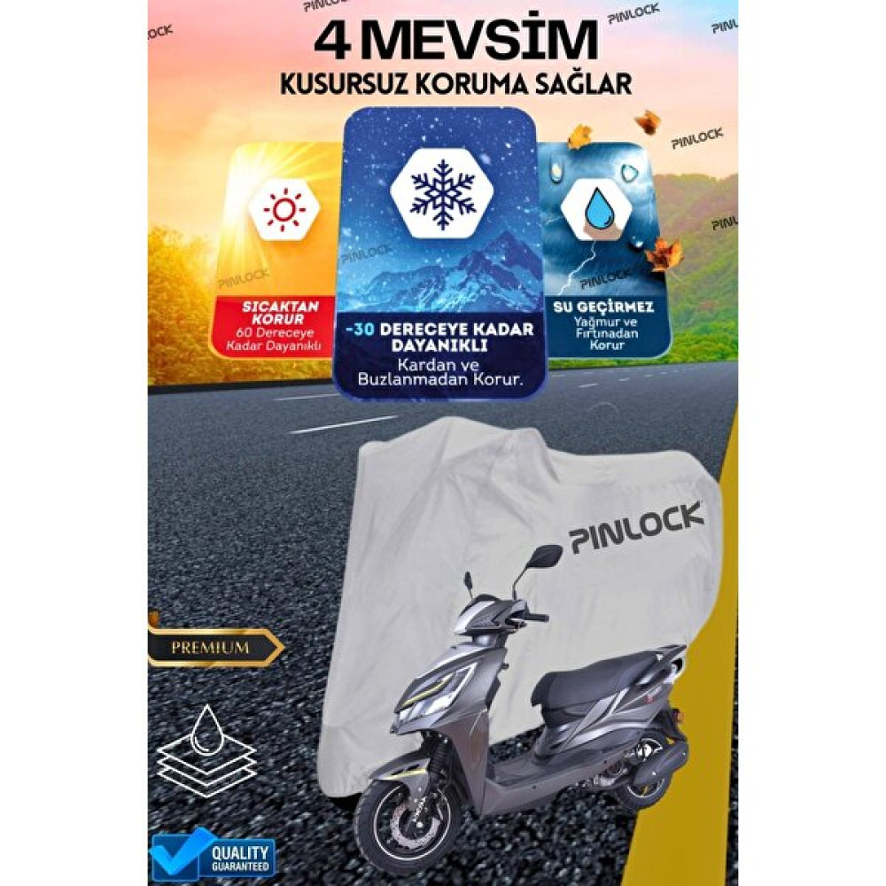 Pinlock Arora Verano Su Geçirmez Dayanıklı Motosiklet Brandası (Tokalı) Motorsiklet Brandaları Fiyatı