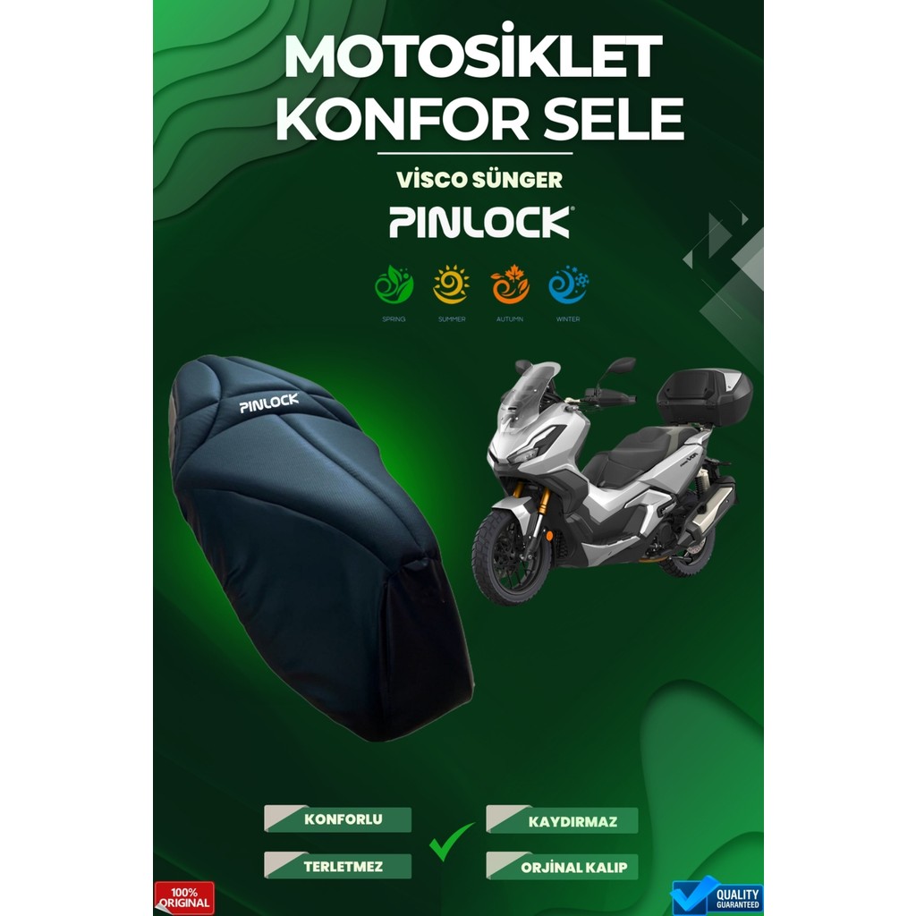Pinlock Kuba Brillant 50-125 Motosiklet Konfor Sele ve Koltuk Kılıfı Visco Sponge Diğer Fiyatı