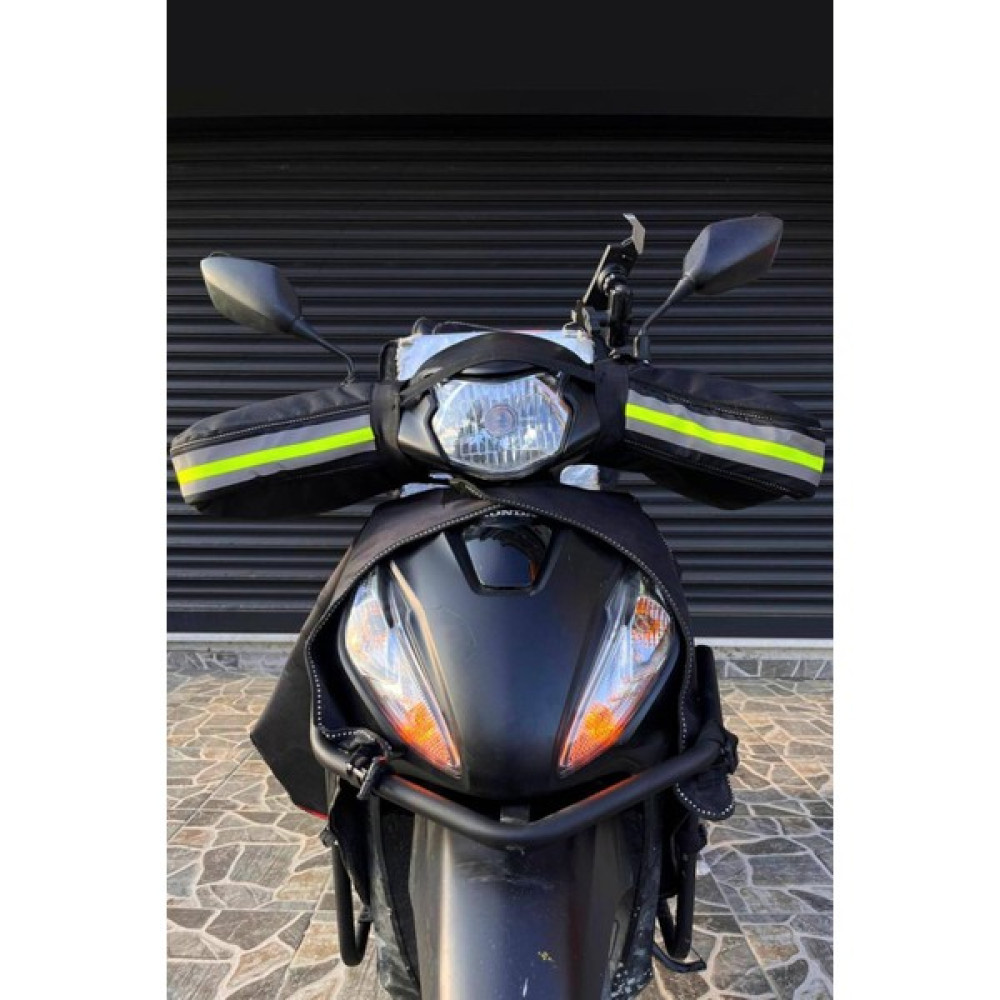 Pinlock Reflektörlü Su ve Rüzgar Geçirmez Kürklü Universal Motosiklet Elciği Scooter Uyumlu Motorsiklet Aksesuarları Fiyatı