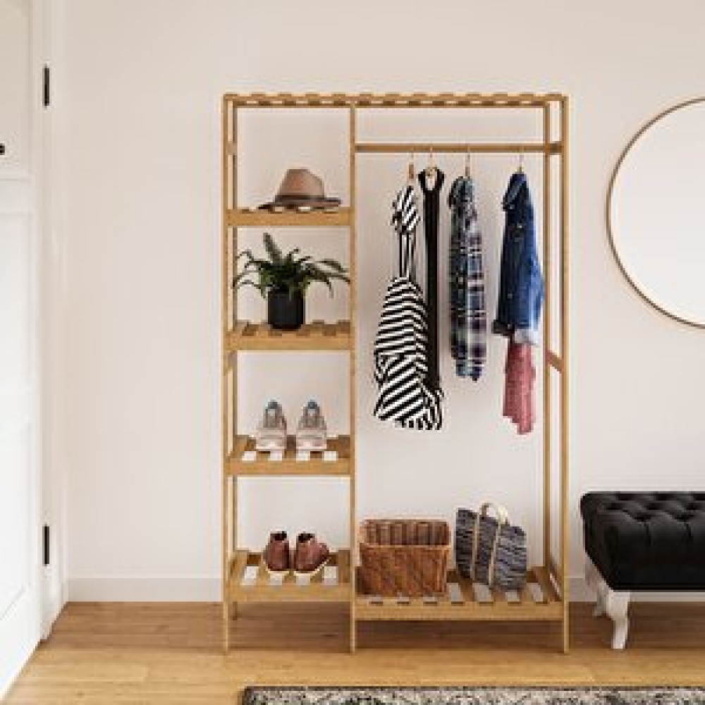 Pinoxi Ahşap Açık Gardırop 100x160x30 Cm Gardrop & Dolap Fiyatı