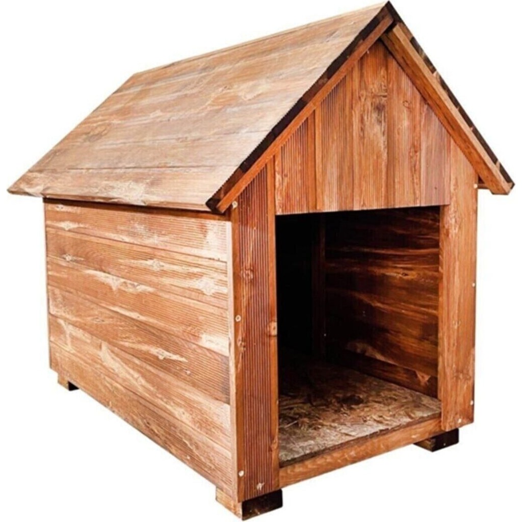Pinoxi Küçük Irk Köpekler Için Doğal Ahşap Kulübe Dış Mekan Köpek Evi Kedi Evi - Kahverengi Evcil Hayvan Ürünleri Fiyatı