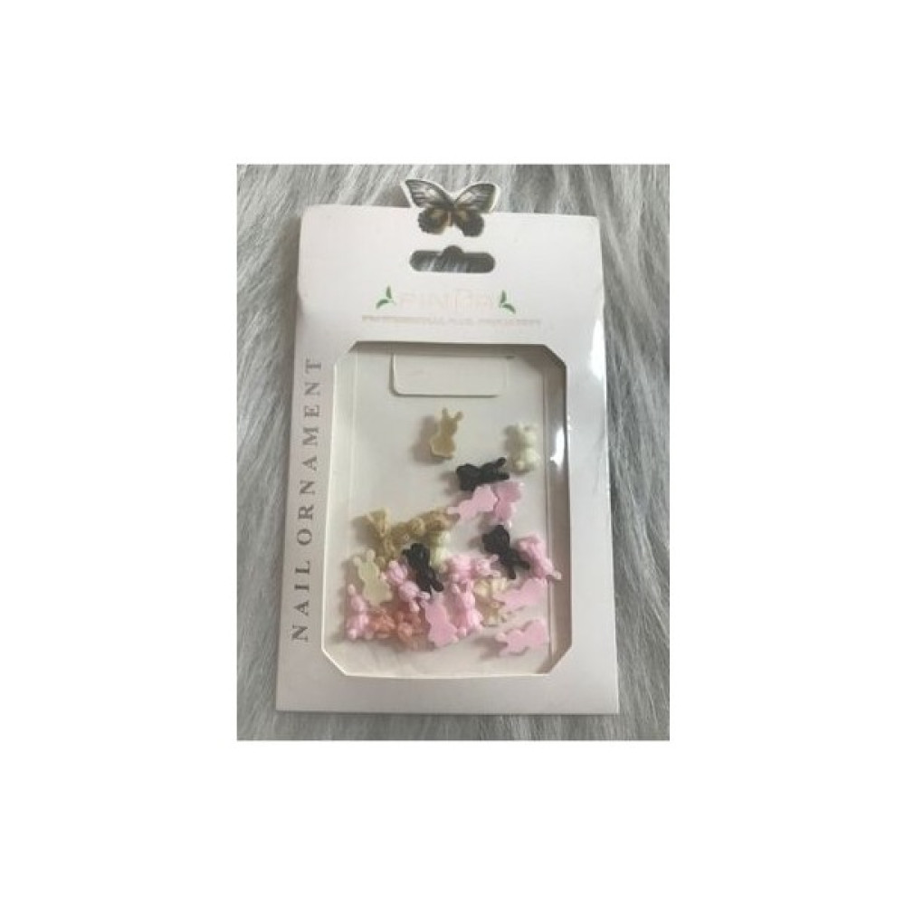 Pinpai 25 Adet Tavşan Charm Tırnak Süsü Oto Boyaları Fiyatı