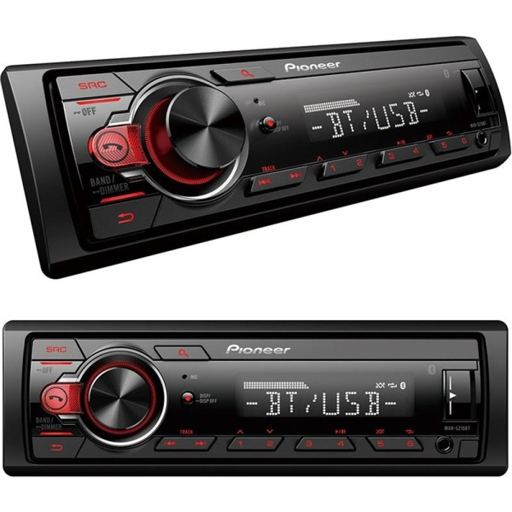 Pıoneer MVH-S215BT Usb/fm/aux/bt Bluetoothlu Mekaniksiz Oto Teyp 4 x 50 Watt Oto Teypleri Fiyatı
