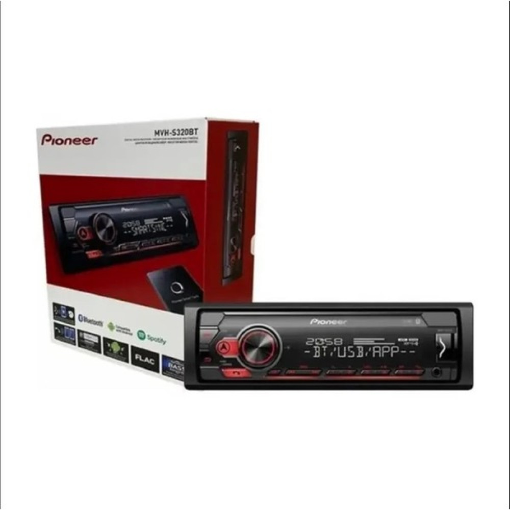 Pioneer MVH-S320BT Usb/fm/aux/mp3/bluetooth Oto Teyp 4X50 Watt Oto Teypleri Fiyatı