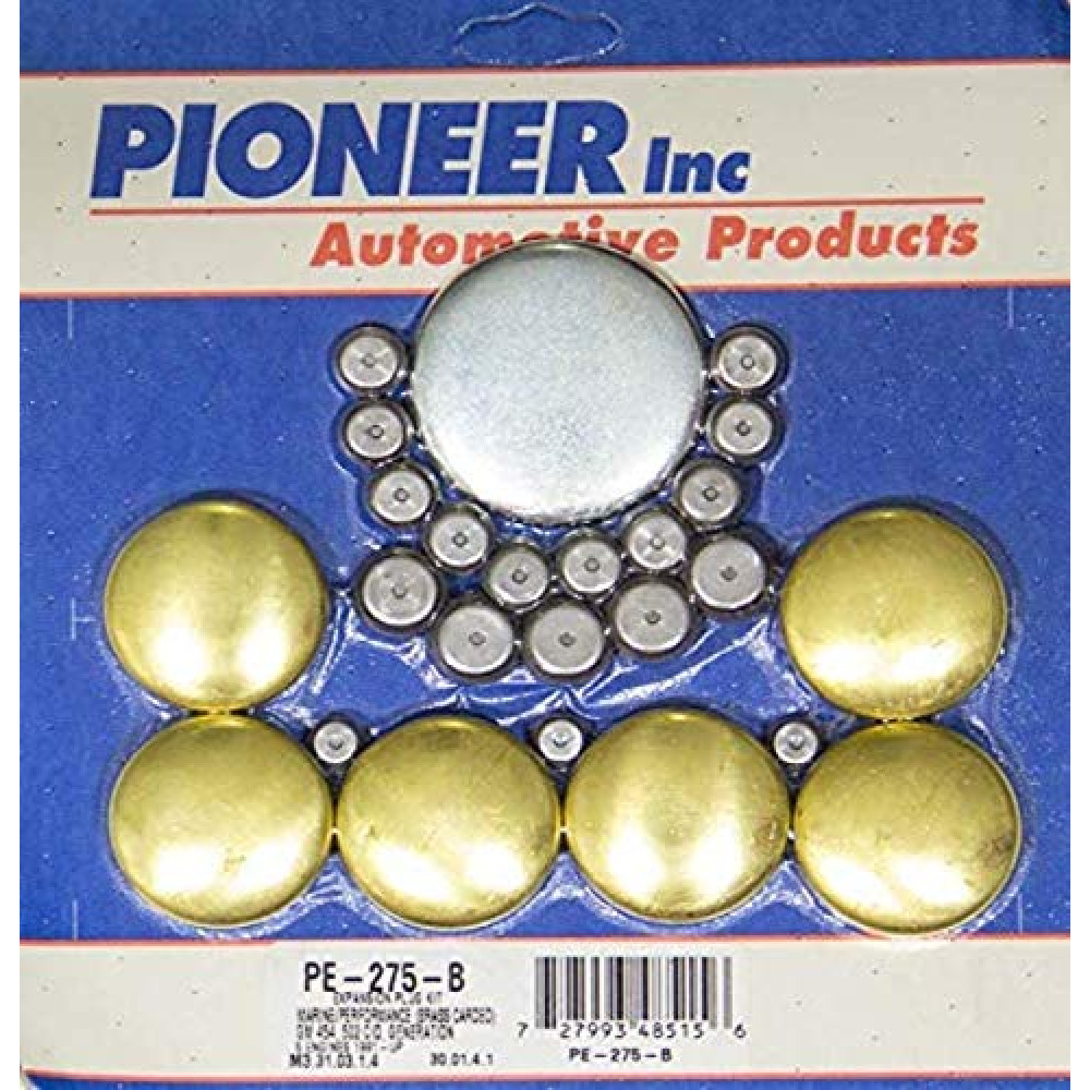 Pioneer PE275B Brass Freeze Plug Kit for Big Block Chevy