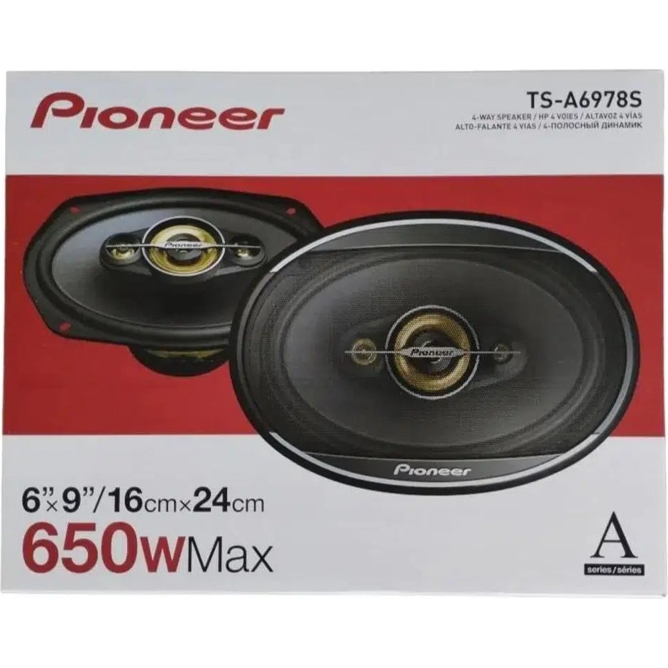 Pioneer Pıoneer TS-A6978S-650W Max / 100W RMS-6''X9''(16X24CM)-KALİTELİ-KAPAKLI-ORJİNAL-OVAL HOPARLÖR-2025 Seri Bluetooth Hoparlör Fiyatı
