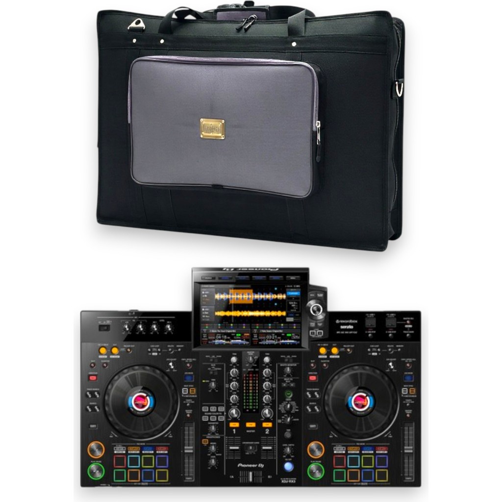 PIONER Xdj Rx3 Setup Için Uyumlu Çanta Soft Case Kılıf. Siyah Gri. - Siyah - Gri Diğer Fiyatı