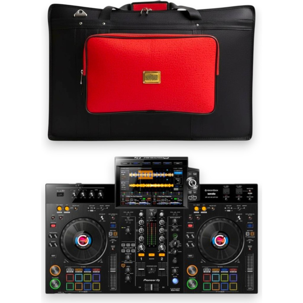 PIONER Xdj Rx3 Setup Için Uyumlu Çanta Soft Case Kılıf. Siyah Kırmızı. - Siyah - Kırmızı Diğer Fiyatı