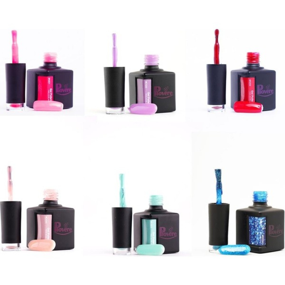 Piovere 6'lı Set Kalıcı Oje (Pembe, Kırmızı, Açık Yeşil, Leylak Rengi, Nude, Işıltılı Mavi) 15ML Oto Boyaları Fiyatı