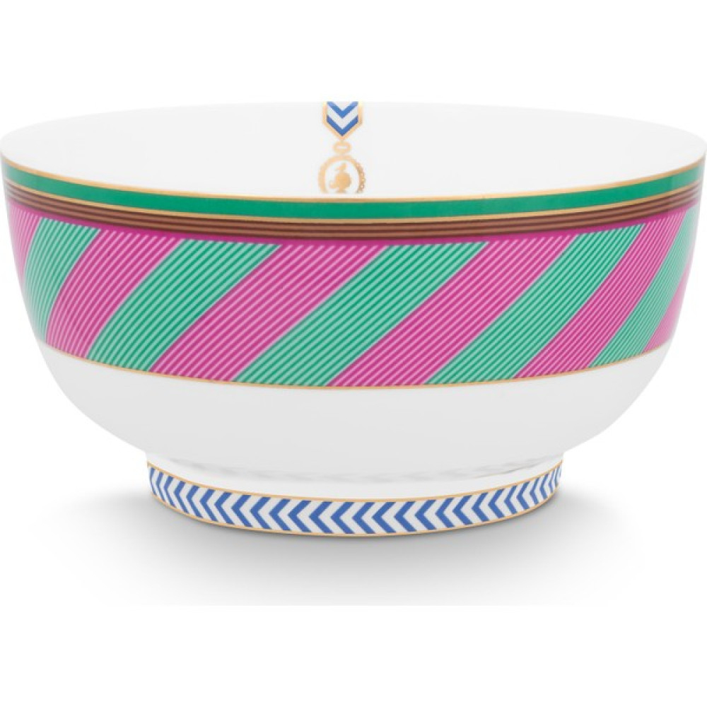 Pip Studio Chique Pembe Yeşil Porselen Salata Kasesi 15,5 cm Kase Fiyatı