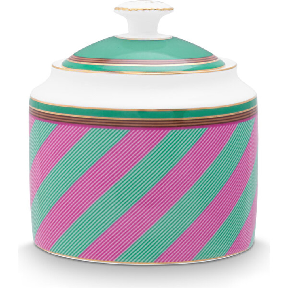 Pip Studio Chique Pembe Yeşil Porselen Şekerlik 550 ml Kase Fiyatı