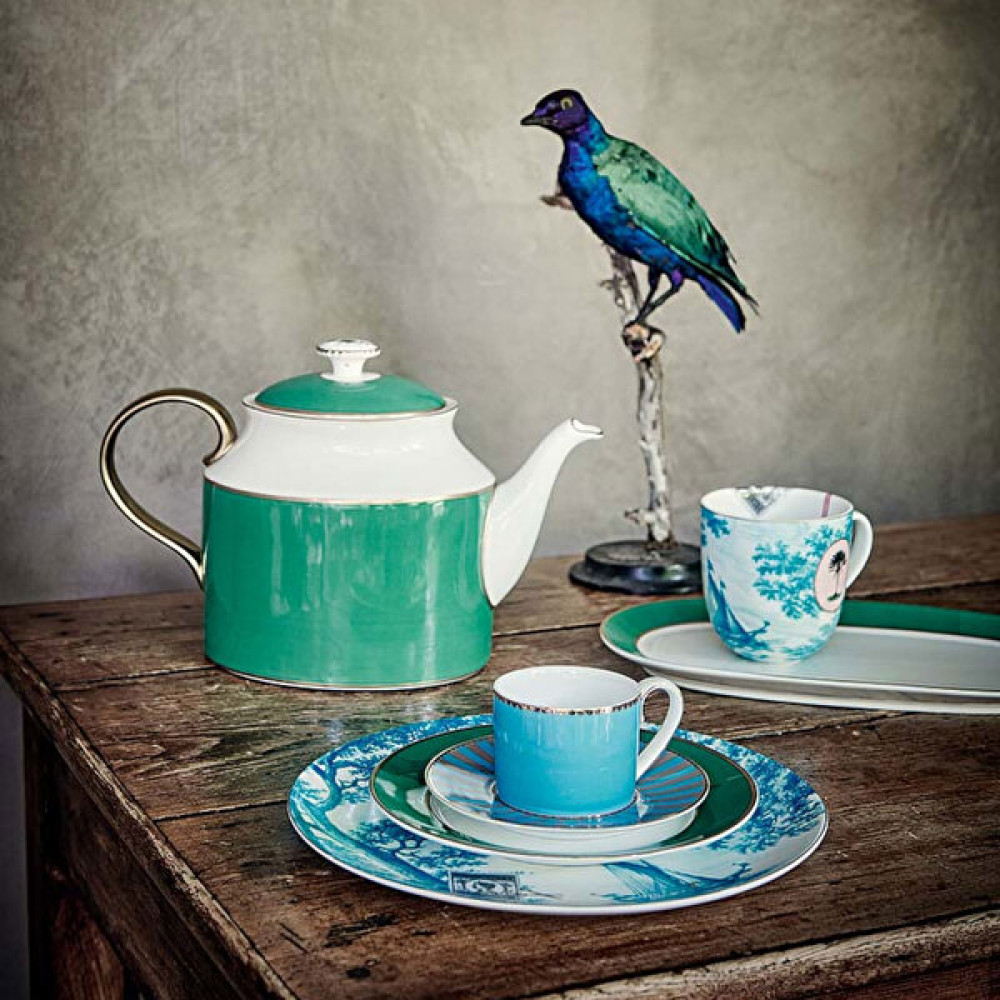 Pip Studio Chique Yeşil Porselen Demlik 1800 ml Çay / Çaydanlık Setleri Fiyatı