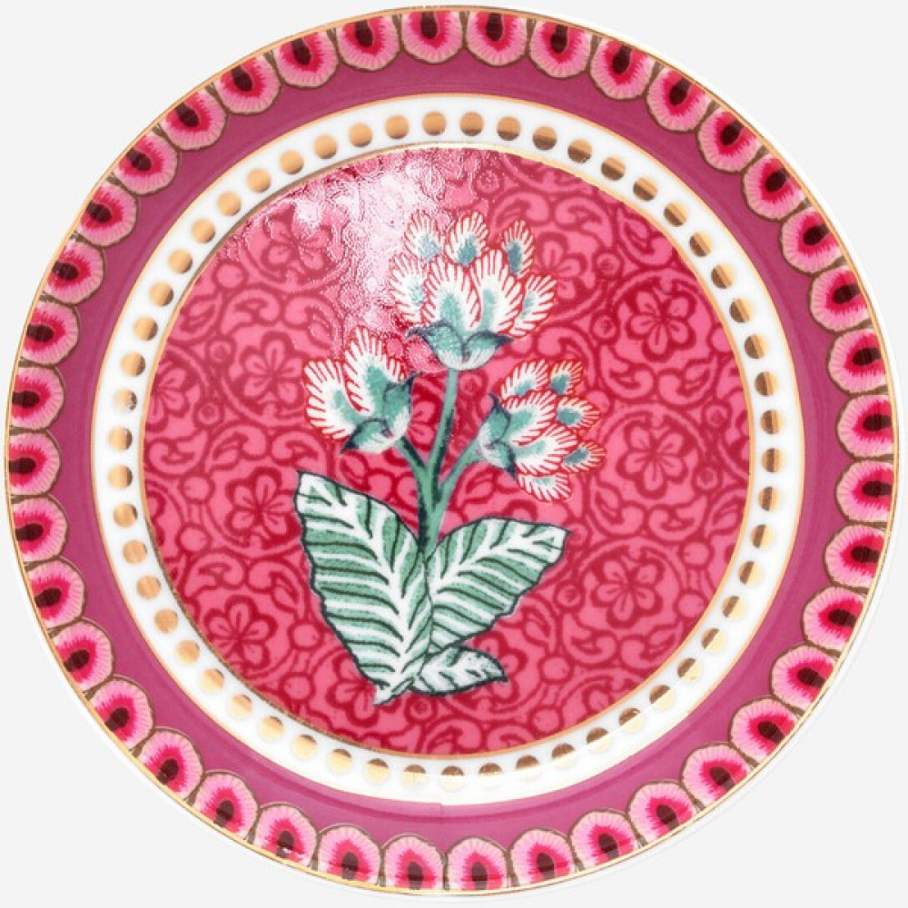Pip Studio Flower Festival Kırmızı Porselen Çay Tabağı 9 cm Fincan / Bardak / Kahve Takımı Fiyatı