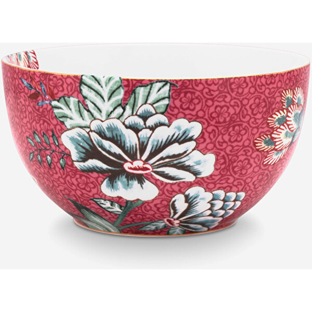 Pip Studio Flower Festival Kırmızı Porselen Kase 12 cm - 1 Adet Kase Fiyatı