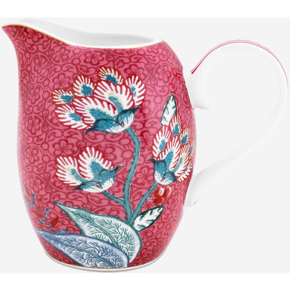 Pip Studio Flower Festival Kırmızı Porselen Sütlük 250 ml Çay / Çaydanlık Setleri Fiyatı
