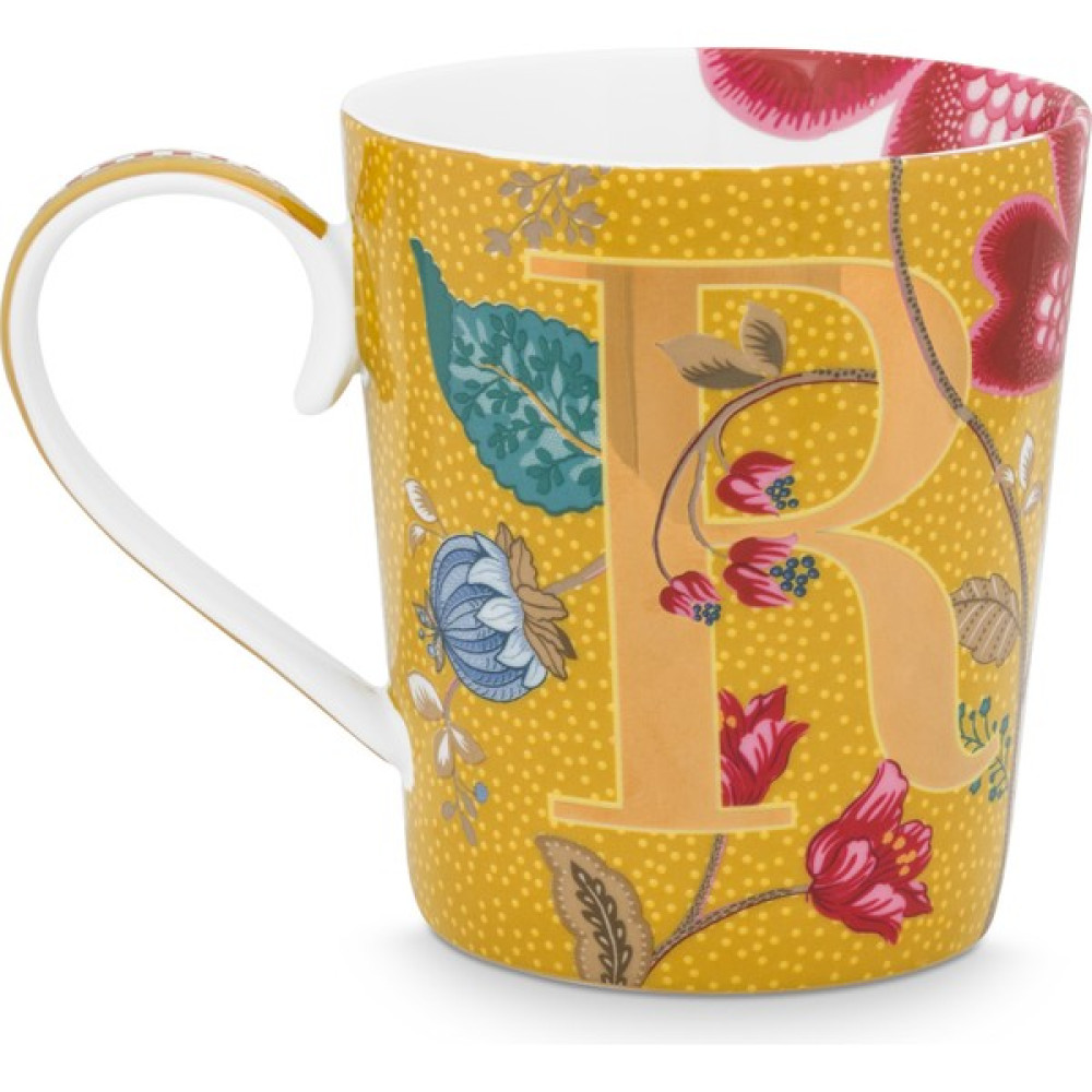 Pip Studio Harfli Mug Sarı R 350 ml Fincan / Bardak / Kahve Takımı Fiyatı