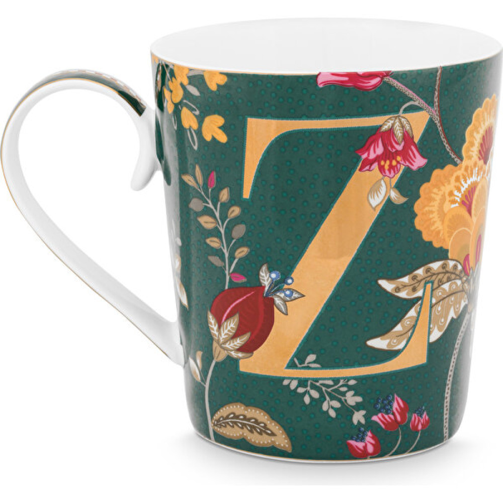 Pip Studio Harfli Mug Yeşil Z 350 ml Fincan / Bardak / Kahve Takımı Fiyatı