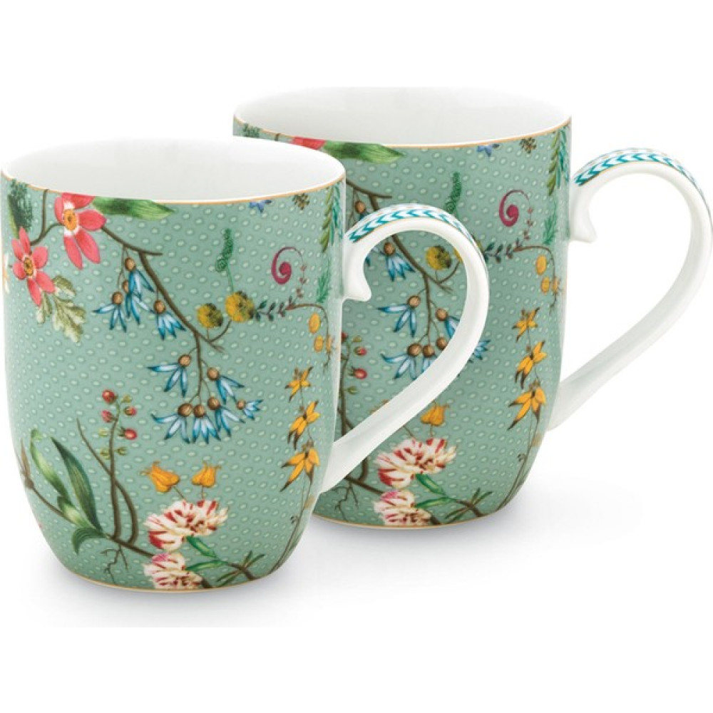 Pip Studio Jolie Ikili Mavi Küçük Mug Seti 145 Ml. Fincan / Bardak / Kahve Takımı Fiyatı