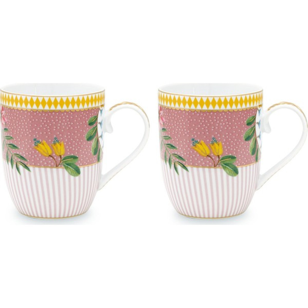 Pip Studio La Majorelle Ikili Küçük Mug Seti 145 Ml., Pembe Fincan / Bardak / Kahve Takımı Fiyatı