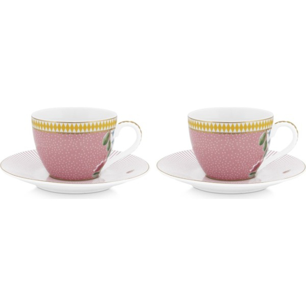 Pip Studio La Majorelle Ikili Pembe Kahve Fincanı Seti 120 ml Fincan / Bardak / Kahve Takımı Fiyatı