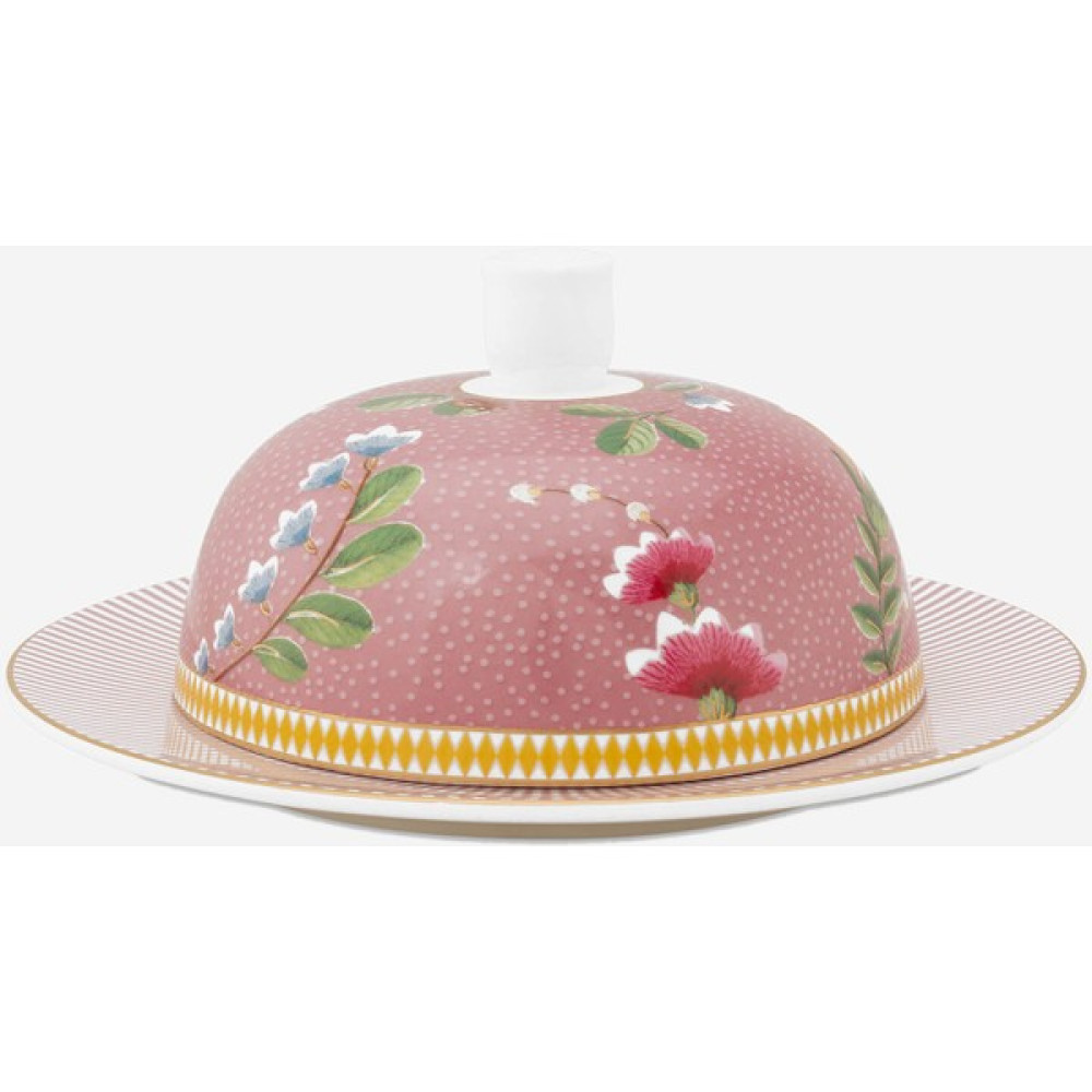 Pip Studio La Majorelle Pembe Porselen Tereyağlık 17 cm Mutfak Gereçleri Fiyatı