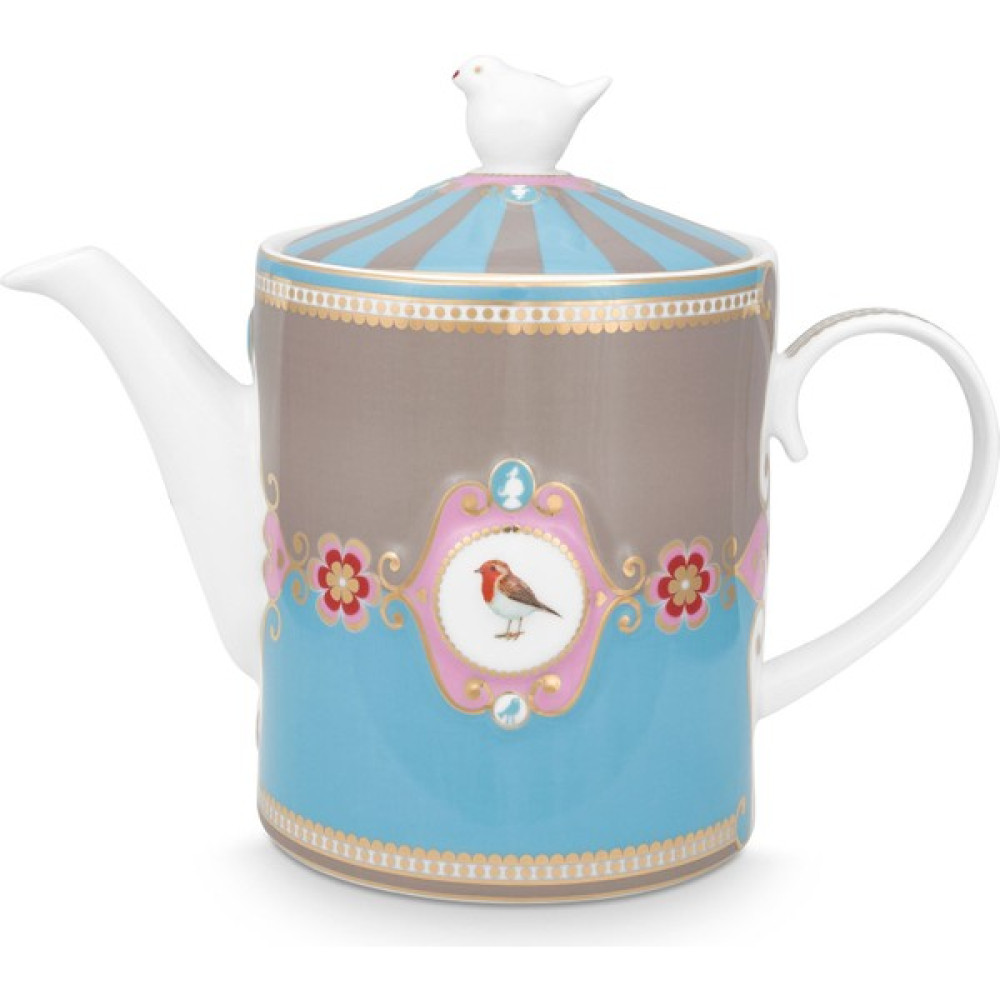 Pip Studio Love Birds Demlik, Mavi / Haki Çay / Çaydanlık Setleri Fiyatı