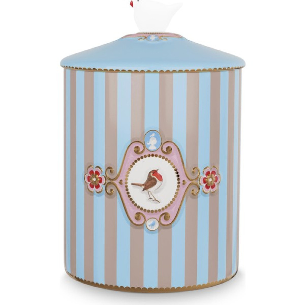 Pip Studio Love Birds Kırmızı Mavi Haki Küp 1300 ml Saklama Kapları Fiyatı