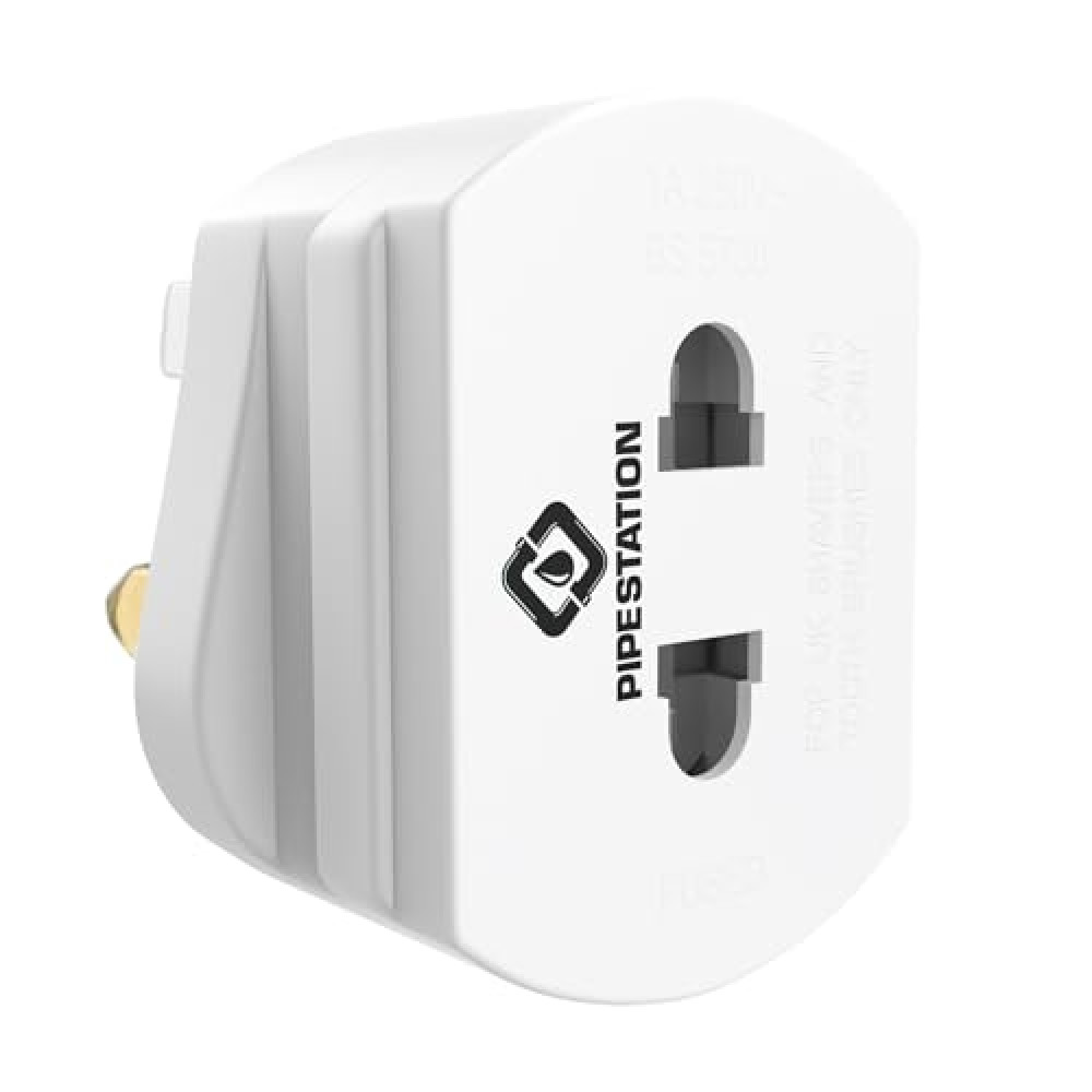 Pipestation Toothbrush Adapter Plug UK European to UK plug Adaptor UK to European Plug Adapter Toothbrush Adapter Plug European To UK Plug Adaptor Shaver Plug Adaptor UK Toothbrush Charger Adapter UK