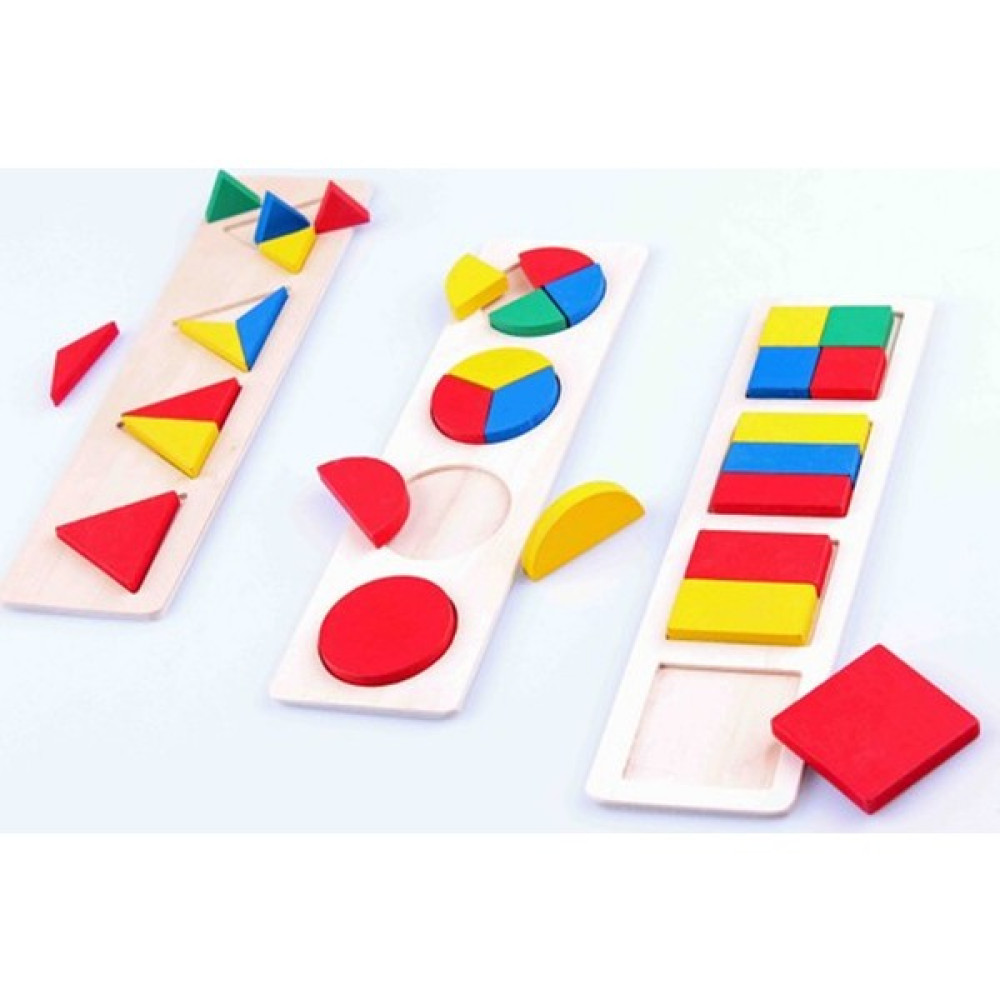 Piramigo 3 In 1 Wooden Montessori Blocks Set Bebek Oyuncakları Fiyatı
