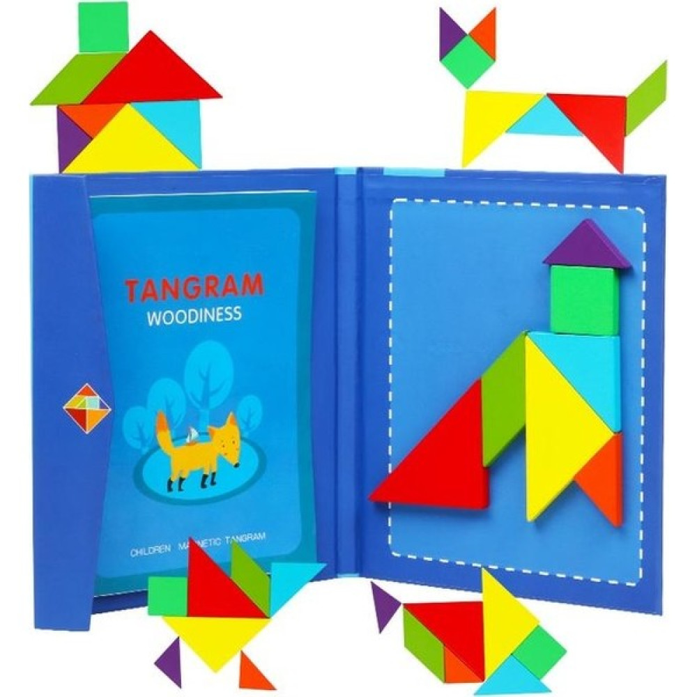 Piramigo Mıknatıslı Puzzle Yapboz + Tangram Kitabı Bebek Oyuncakları Fiyatı