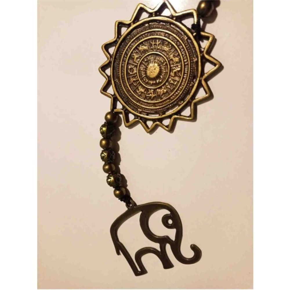 Piramigo Tibet Budizm 12 Zodyak Metal Bronz Tılsımı Filli Koruma Trigram Tarot Burç Feng Shui Askılı Dekorasyon Ev & Dekorasyon Aksesuarları Fiyatı