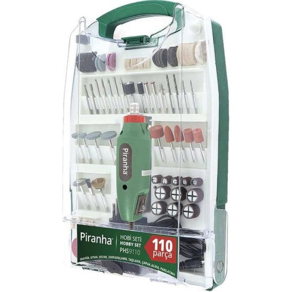Piranha 110 Parça Mini Taşlama Hobi Gravür Seti Elektrikli El Aletleri Fiyatı