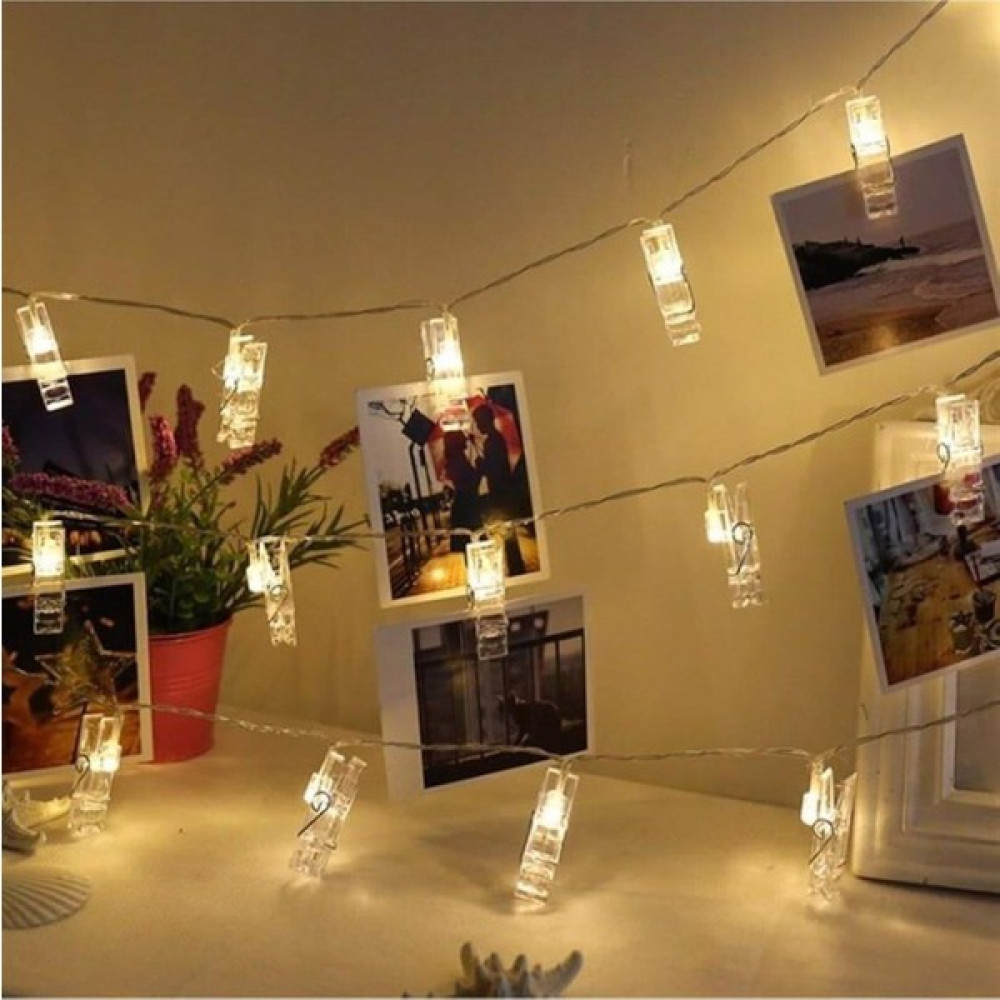 Piraye Gift 20 Li Mandal LED Işık Peri LED 3 Metre 20 Adet Mandal LED Led Aydınlatmalar Fiyatı