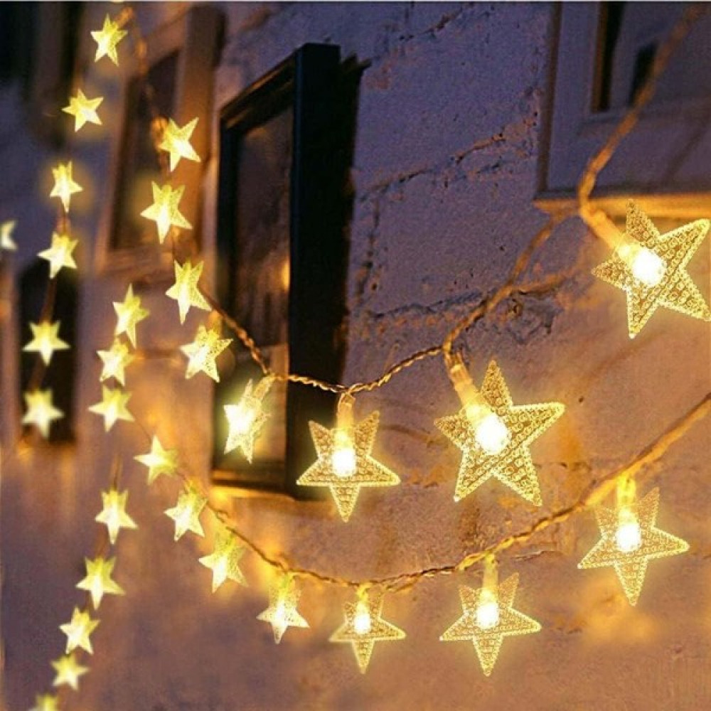 Piraye Gift Dekoratif Yıldız LED Dizeleri 10 Metre Fişli LED Aydınlatma Led Aydınlatmalar Fiyatı