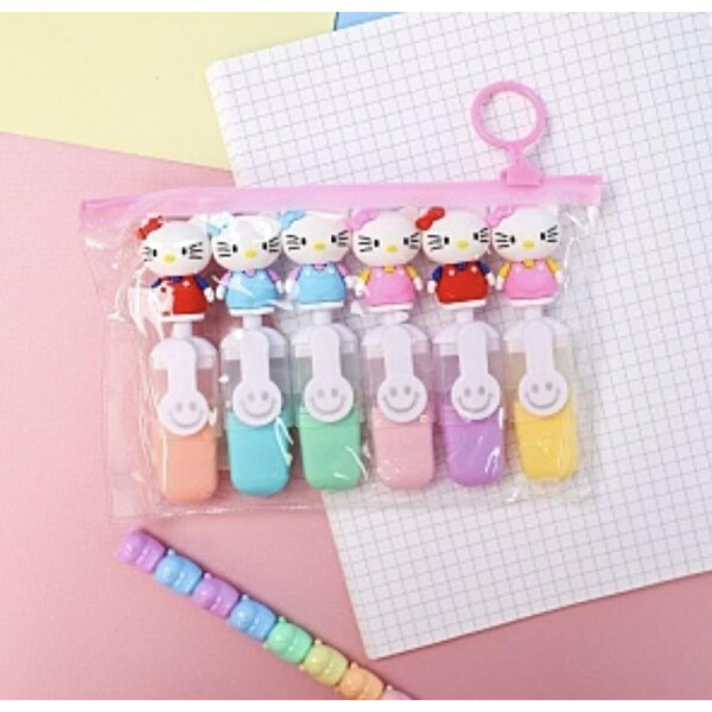 Piraye Gift Hello Kitty Fosforlu Kalem 6lı Fosforlu Kalem Fiyatı
