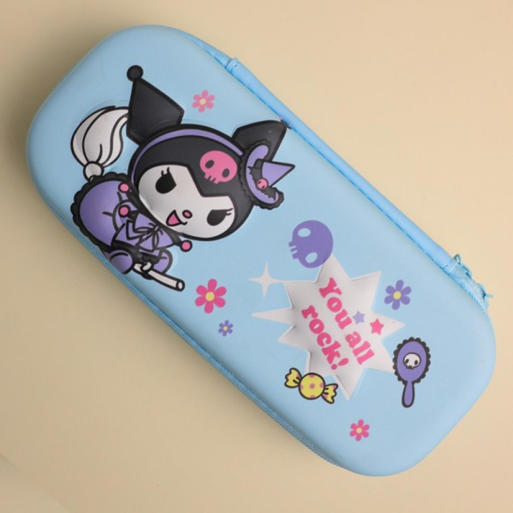 Piraye Gift Kawai Sanrio Kuromi Mavi Kalem Kutusu Cetvel Fiyatı
