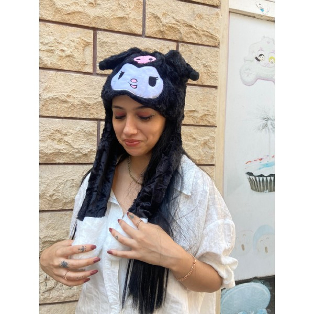 Piraye Gift Kawaii Kuromi Sevimli Hareketli Kulaklı Şapka Işıklı Kadın Şapkası Fiyatı