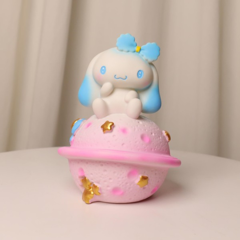 Piraye Gift Kawaii Sanrio Cinnamoroll Satürn Yanıp Sönen Renk Değiştiren Gece Lambası Kumbara - Renkli Gece Lambası Fiyatı